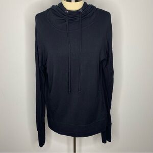 Athleta Black Thumbhole Sleeve Hoodie